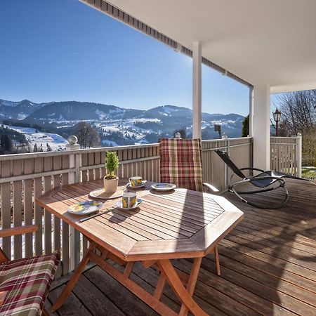 Haus "Bergblick" Ferienwohnung Falken Mit 1 Schlafzimmer Oberstaufen Εξωτερικό φωτογραφία