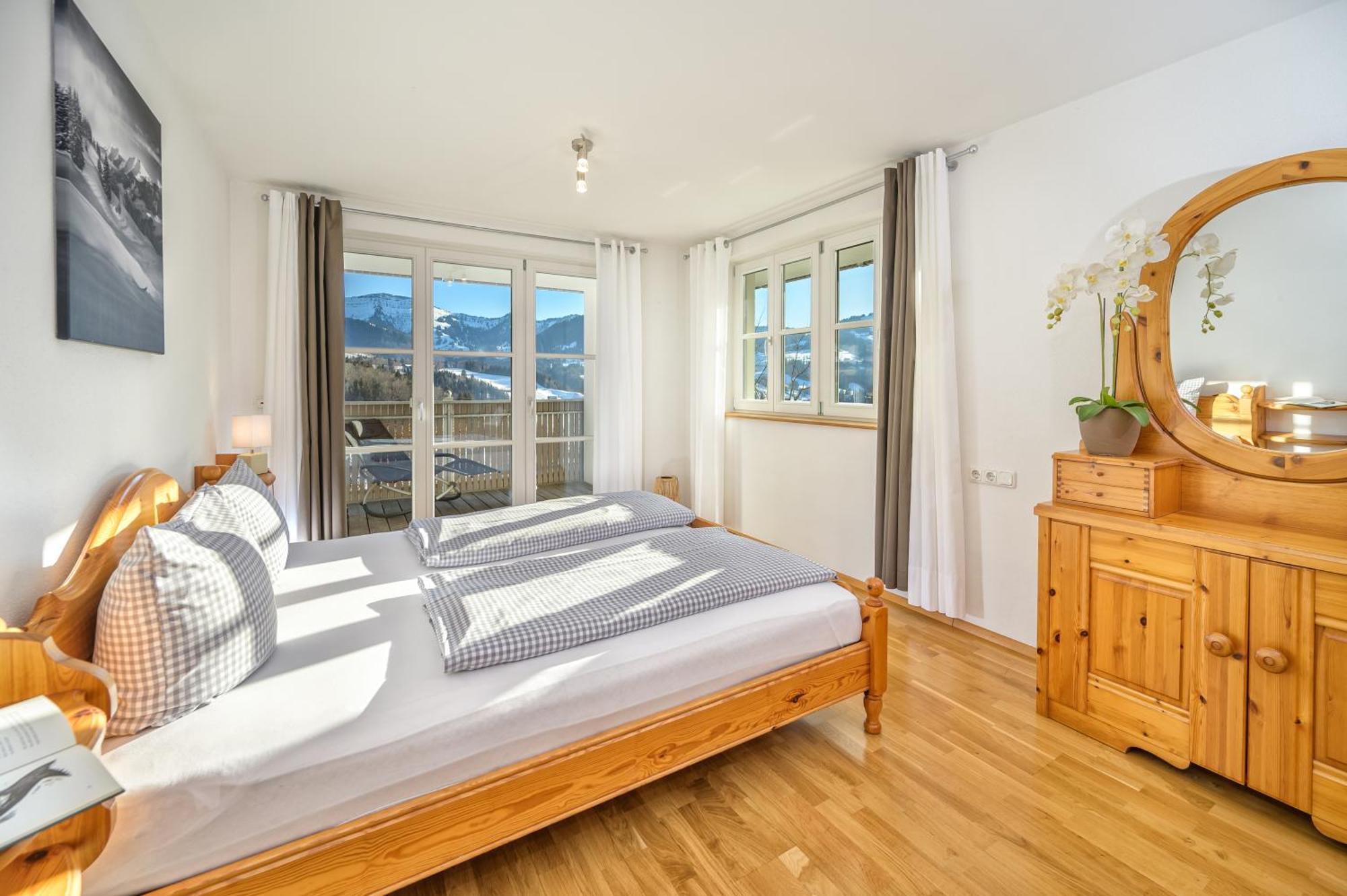 Haus "Bergblick" Ferienwohnung Falken Mit 1 Schlafzimmer Oberstaufen Εξωτερικό φωτογραφία